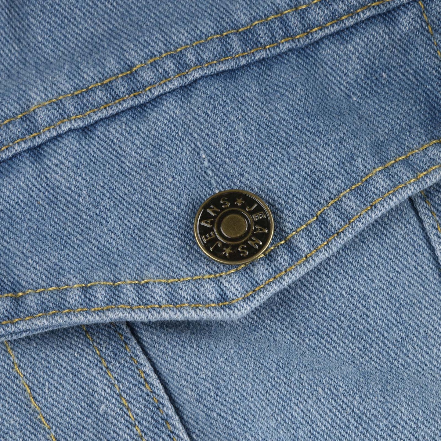 Stunncal Padded Warm Hole Large Fur Collar Denim Jacket(4 colors)